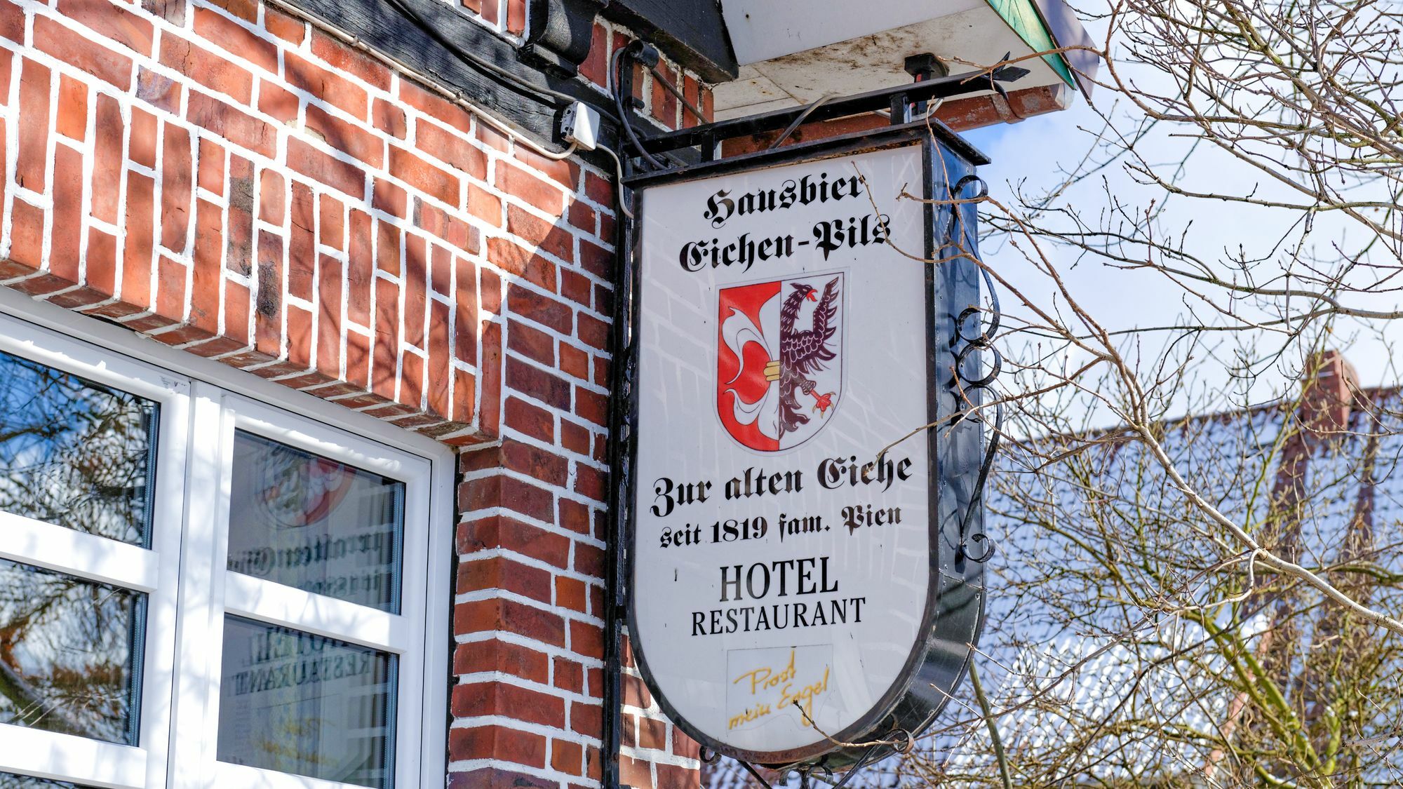 Gasthaus Zur Alten Eiche Hamburg Bagian luar foto